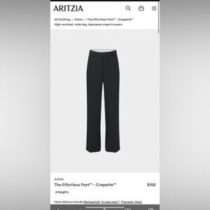Aritzia Effortless Pant in Black